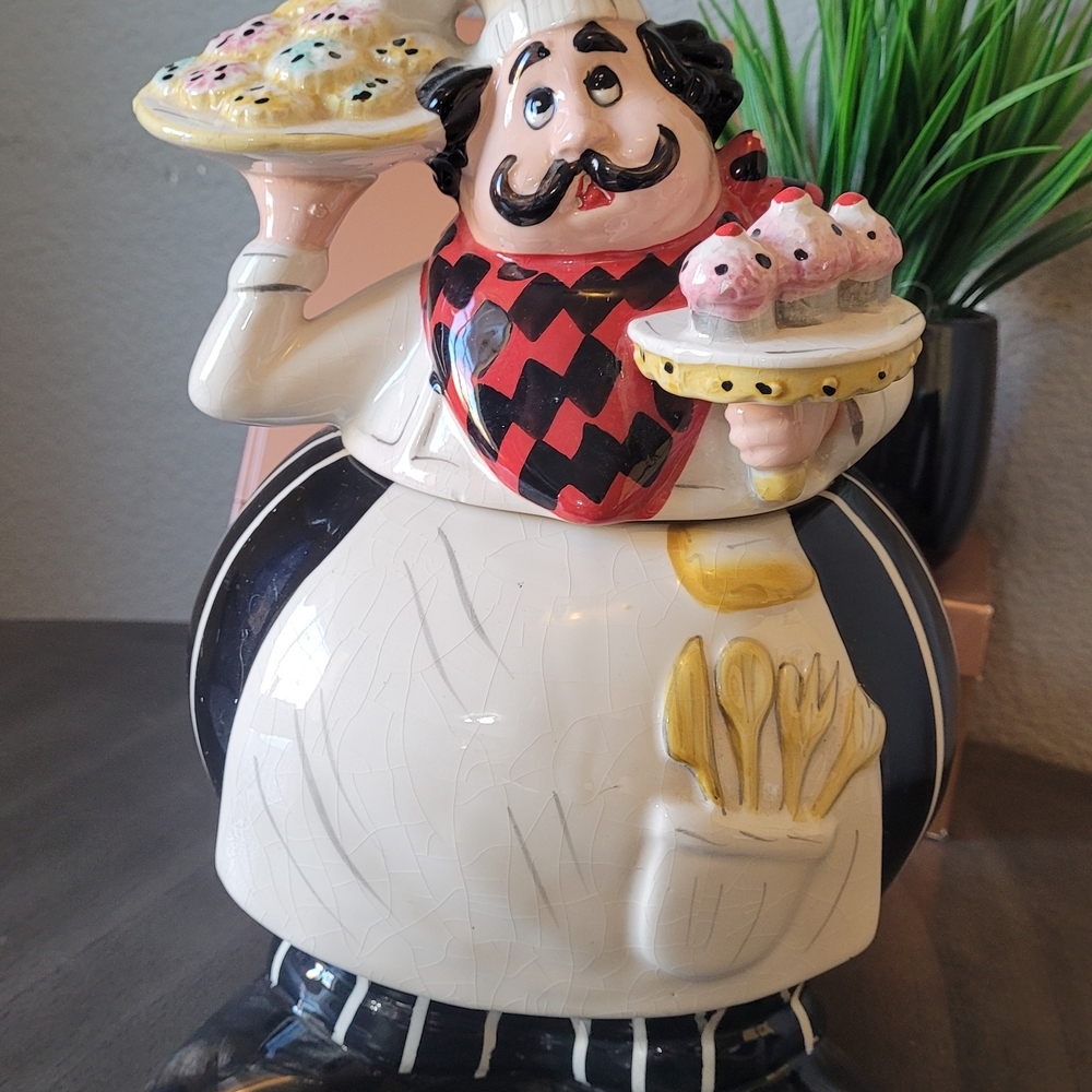 VintageAmerican Atelier Boun AChef Cookie Jar w